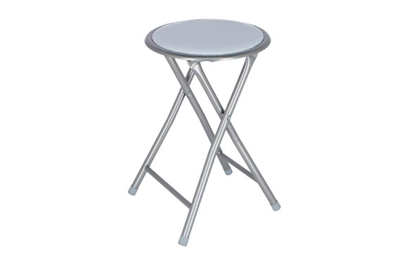 TABURETE PLEGABLE BATA    BLANCO