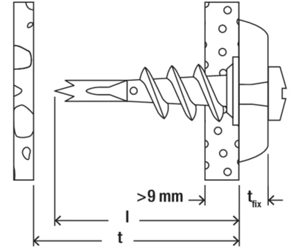 TACO FISCHER AUTOPERFORANTE GKM METALICO 2