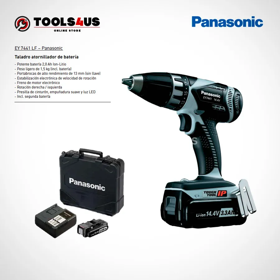 TALADRO ATORN. EY7440LZ   14,4V -3.3 AH