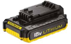 TALADRO BATERIA FATMAX KIT FMC625M2+BOLS