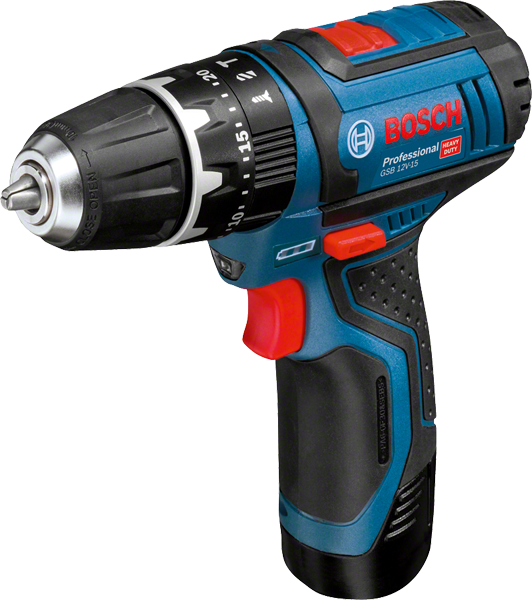 TALADRO A BATERIA BOSCH GSB 12V-15+2BAT