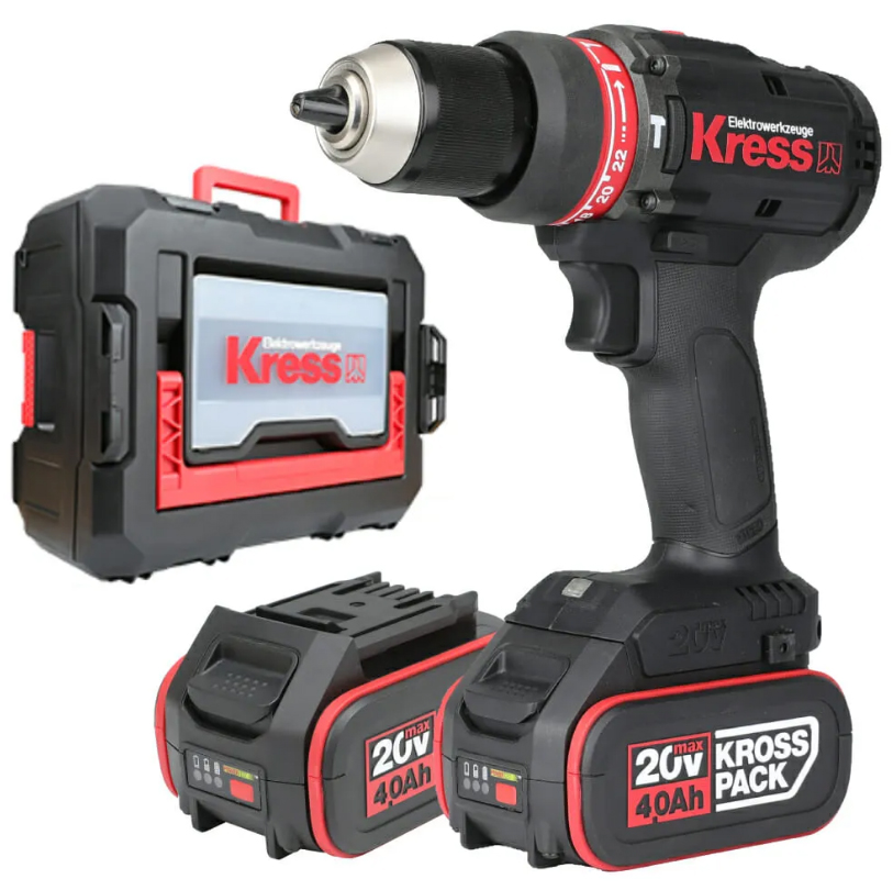 TALADRO PERC. KRESS  BL 20V 4.Ah KUC31.2