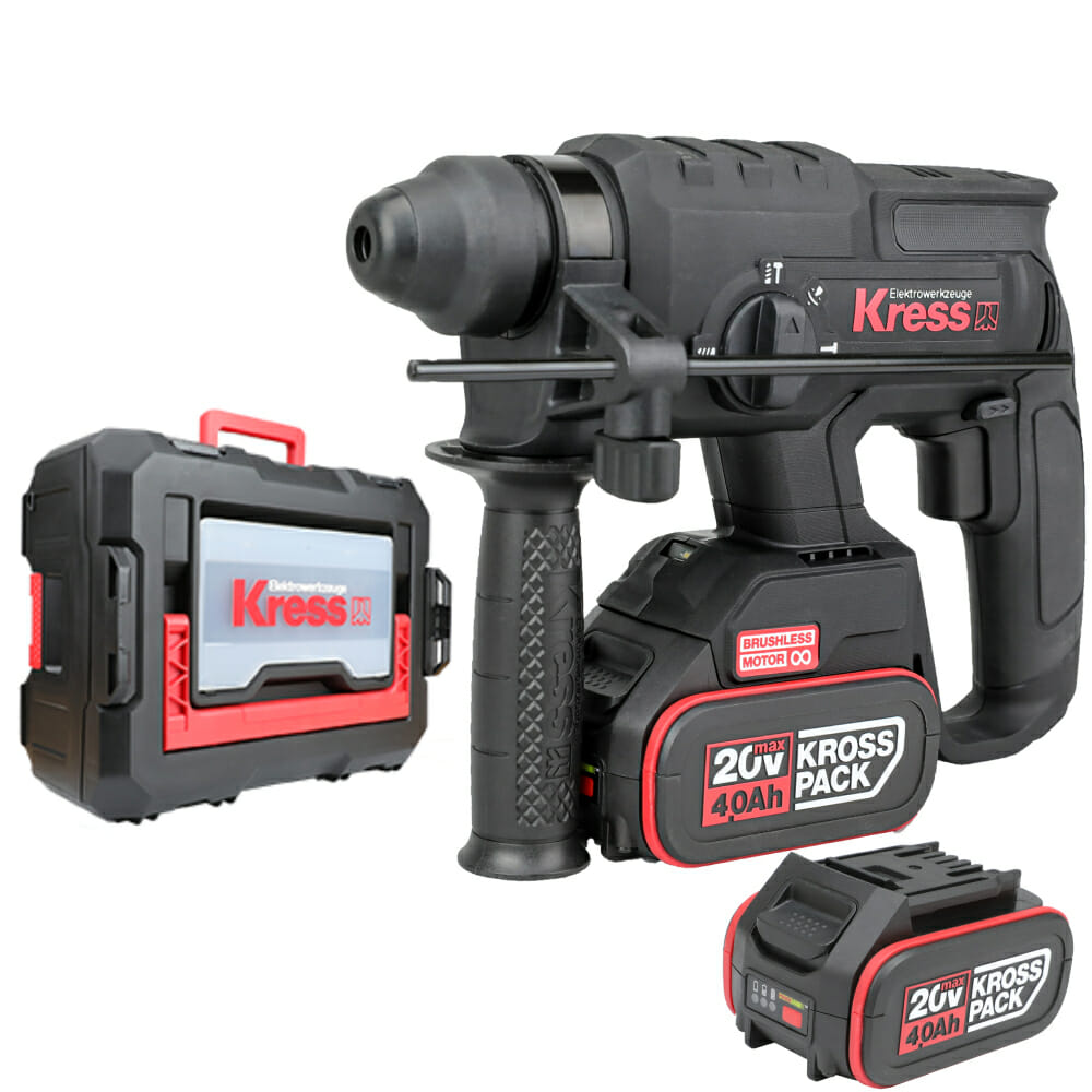 TALADRO MART. KRESS 20V 4Ah 2BAT KUC60.2