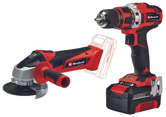 TALADRO EINHELL KIT + AMOLADORA BATERIA