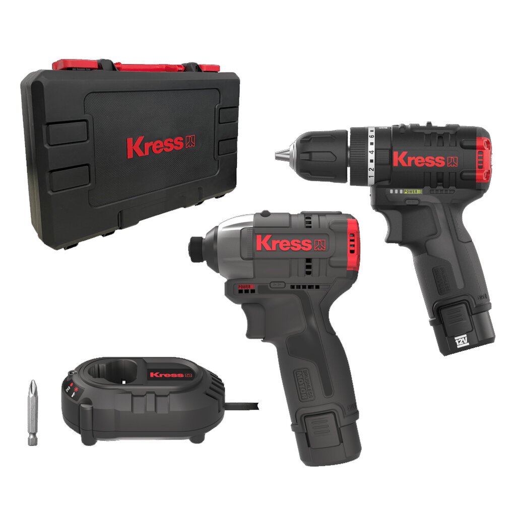 TALADRO KRESS  COMBO KUG02 - 12 V 2 EN 1