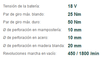 TALADRO ATORN. SB 18 L SET 602317870 3