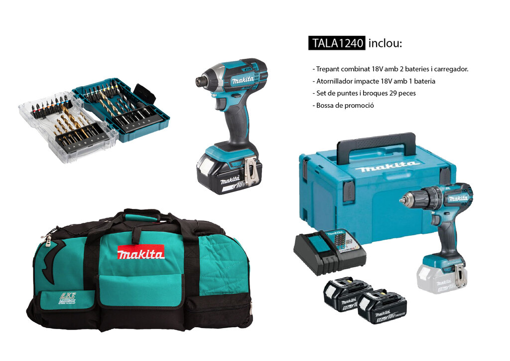 TALADRO COMBO DHP485RTJ+DTD152Z PROMO