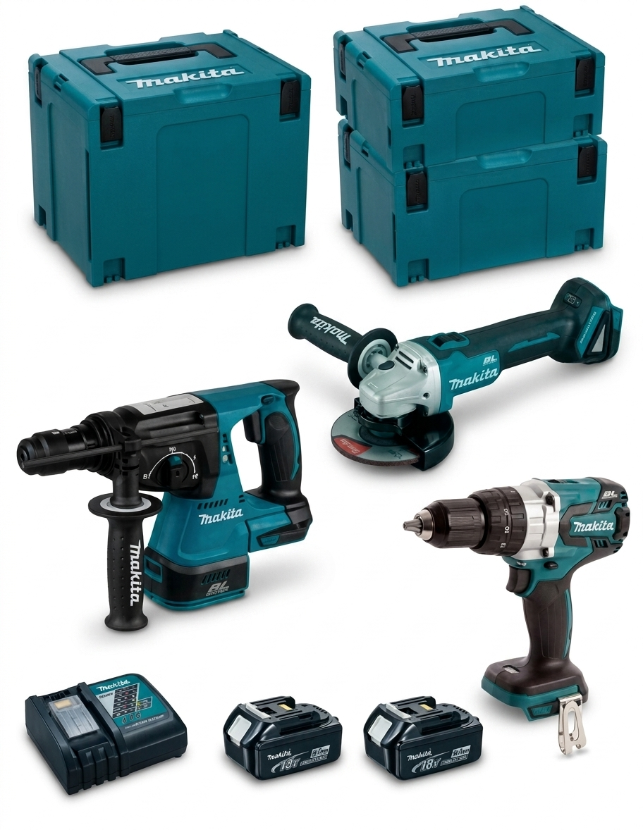 TALADRO COMBO DHR243Z+DGA504Z+BL1850X2