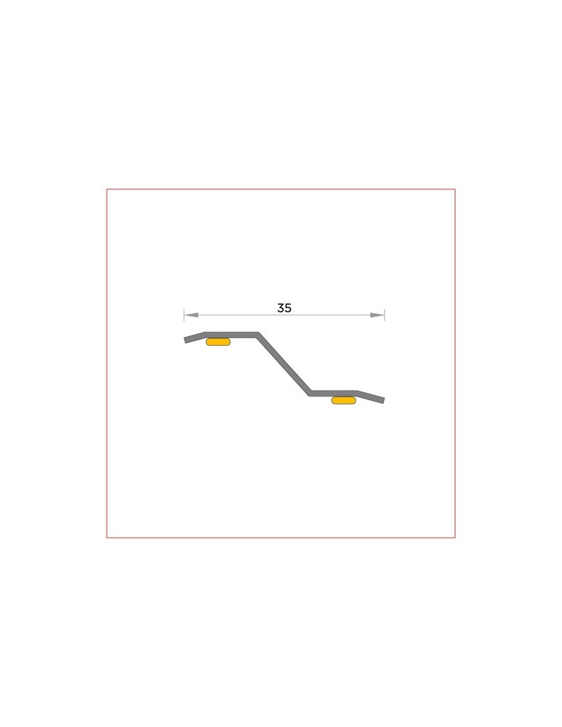 TAPAJUNTA GRES (8-14)ADH.INOX      250CM 2