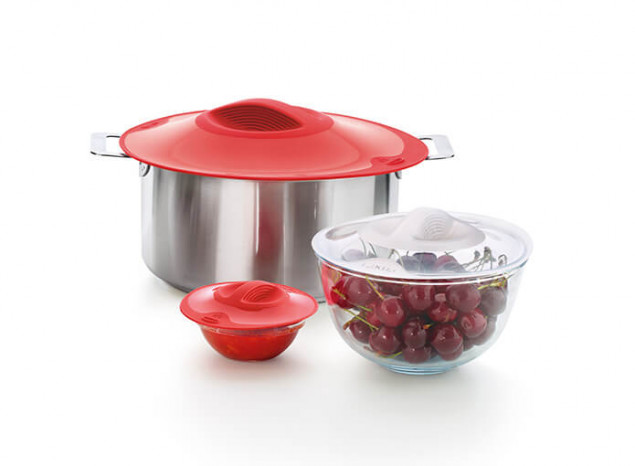 TAPA SUCCION 17CM.LEKUE ROJO 1270517R14