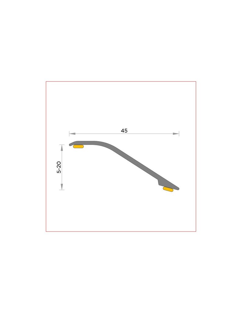 TAPAJUNTA GRES (3-12) 37MM ROBLE N.270CM 2