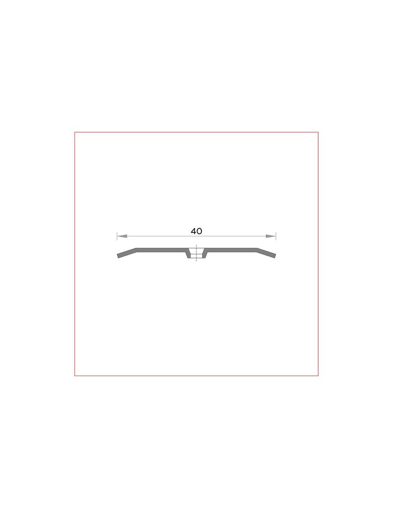 TAPAJUNTA CERAM.40MM ATORN. INOX   250CM 2