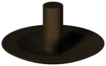 TAPON LARGO (HECO) 9010  BLANCO