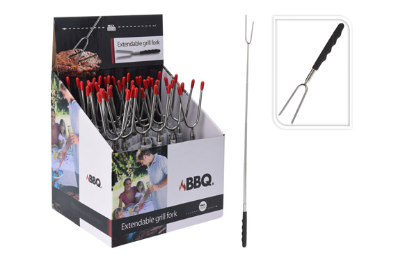 TENEDOR BARBACOA TELESCOPICO