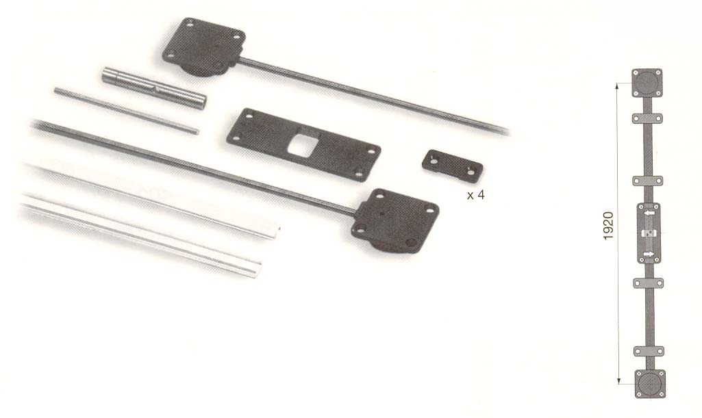 TENSOR PUERTA 1920MM COMPLETO