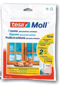 BURLETE ESPUMA            10 M X 9 MM TE