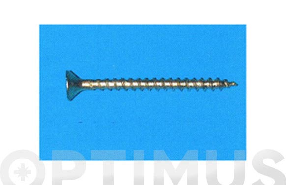 TIRAFONDO CABEZA PLANA POZ3,5 X 25 MM