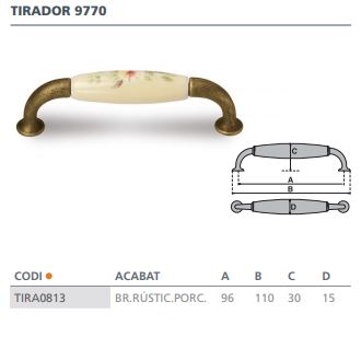 TIRADOR 9770 BRONCE RUSTICO Y PORC.DECO 2
