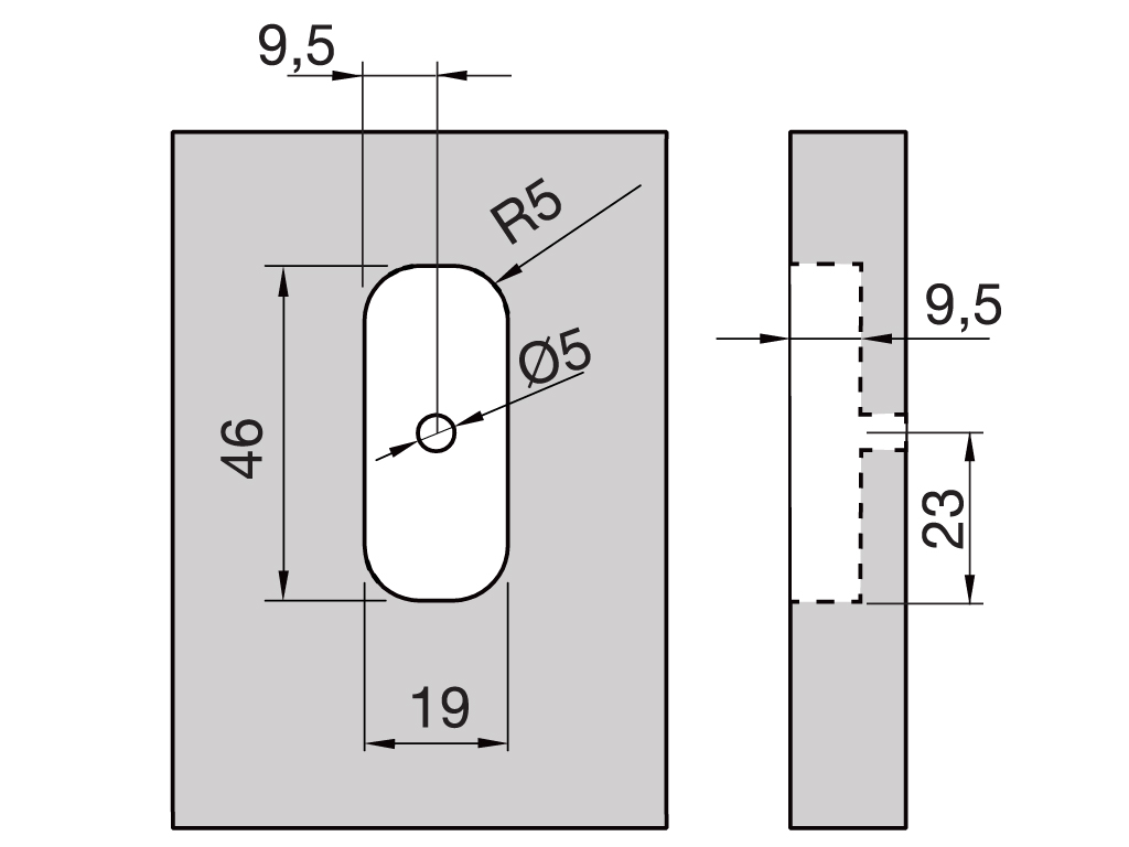 TIRADOR MANCHE  46MM ALUMIN.93444 24 2