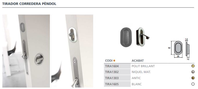 TIRADOR CORREDERA 051 PI ANTIGUO AN-AG 4