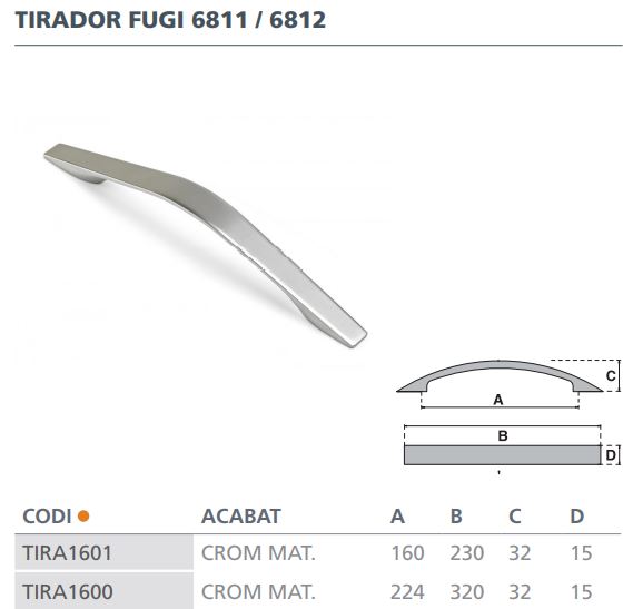 ASA METALICA 6812800      CROMO MATE 3