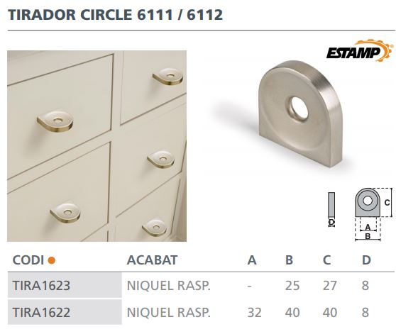 ASA METALICA  6112038     NIQUEL CEPILLA 3