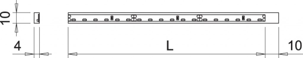 TIRA LED FLEXILED 12WATT  1 MTS 0704901 5
