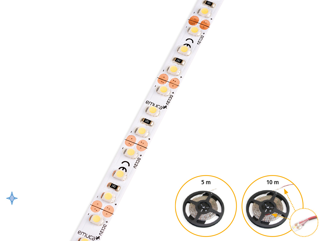TIRA LED 3000K 9.6W IP20 BC. 5MT 5210220