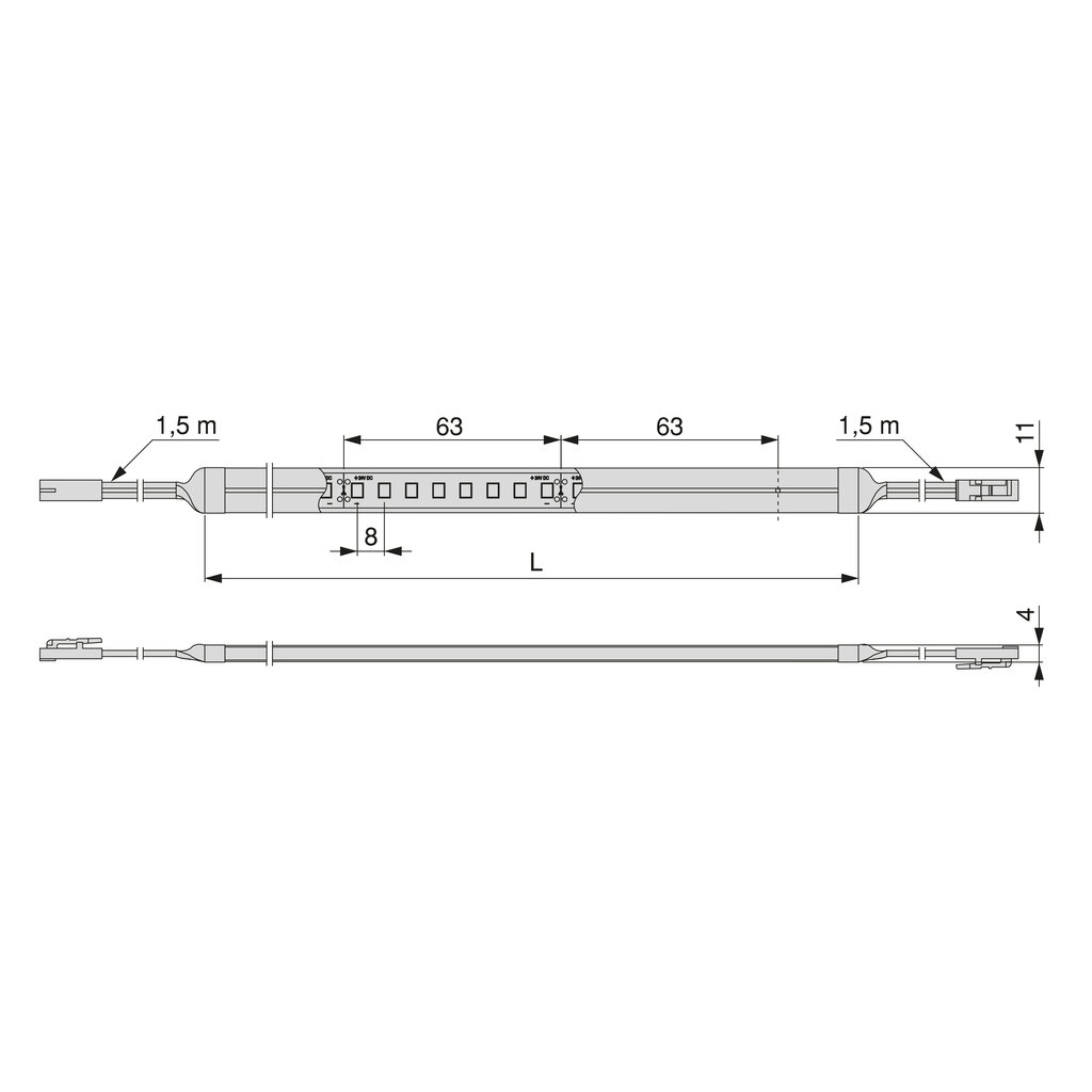 TIRA LED NEONLYNX 7.6W/M 1008MM  5204220 3