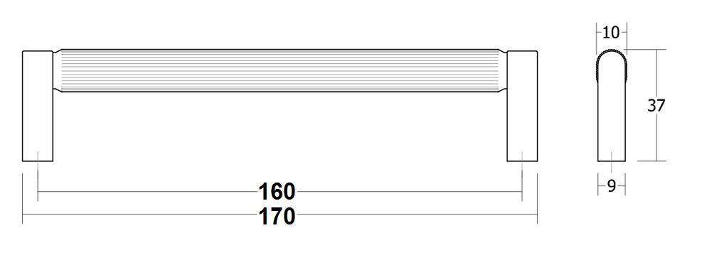 TIRADOR VIEFE BROOKLYN 0676160L30 NEGRO 2