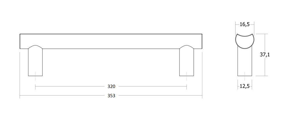 TIRADOR VIEFE MOON 0628320L30 NEGRO CEPI 2