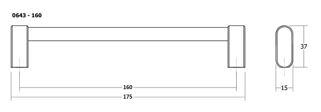 TIRADOR VIEFE LINKK 0643160L24 INOX 2