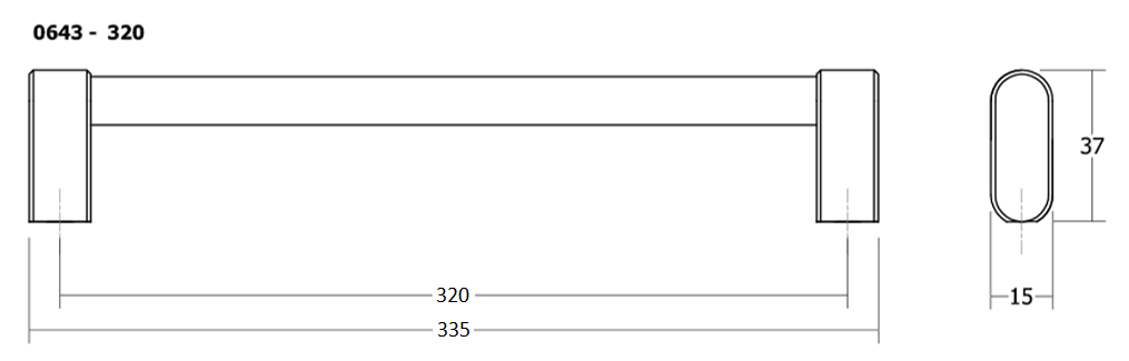 TIRADOR VIEFE LINKK 0643320L24 INOX 2