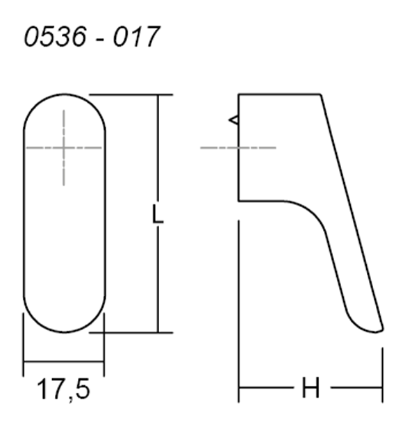 TIRADOR VIEFE LUV 0536017ZM1 BLANCO 2