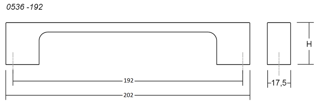 TIRADOR VIEFE LUV 0536192ZM1 BLANCO 2