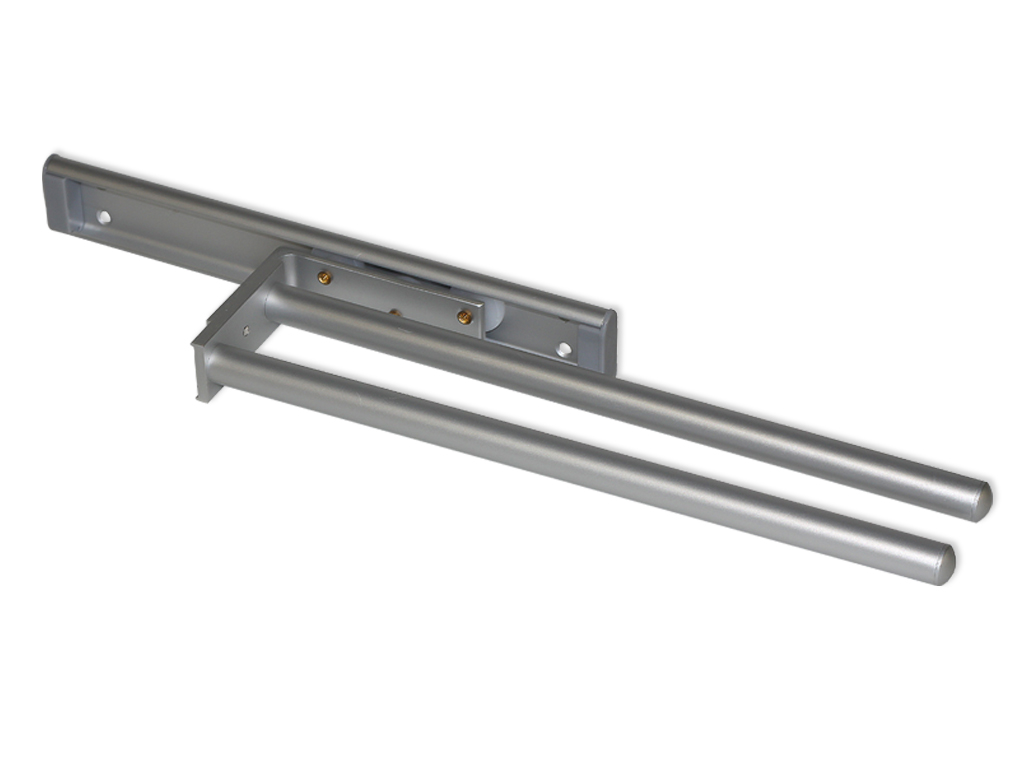 TOALLERO 310MM ALUMINIO TO31017 2 BARRAS 2