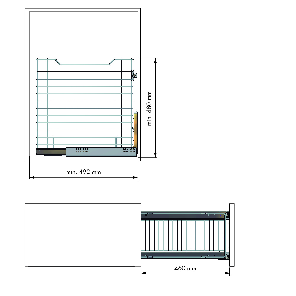 TOLVA ROPA EXTR. M400 ACERO CRO.38716014 3