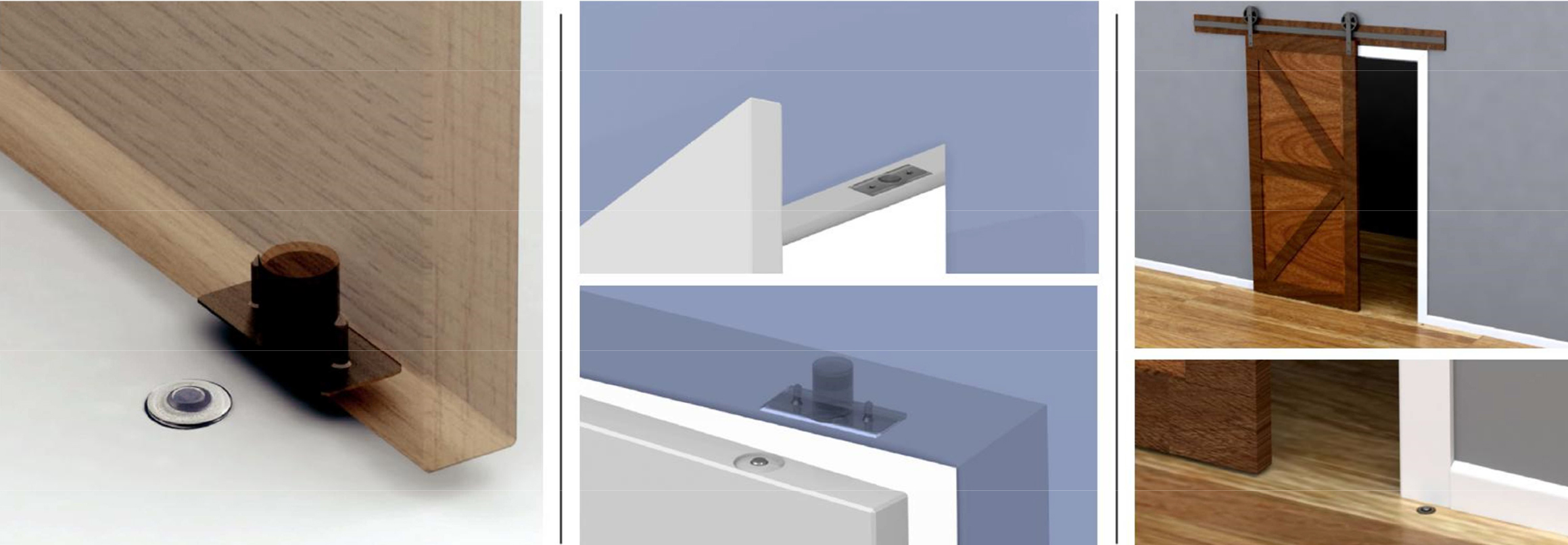 TOPE PUERTA FANTOM INOX MATE 3