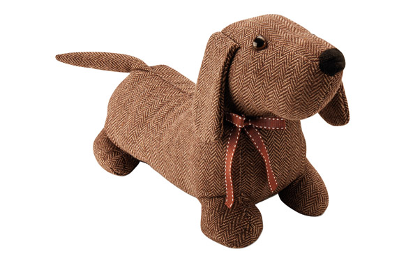 TOPE PUERTA TEXTIL 1 KG   PERRO MARRON