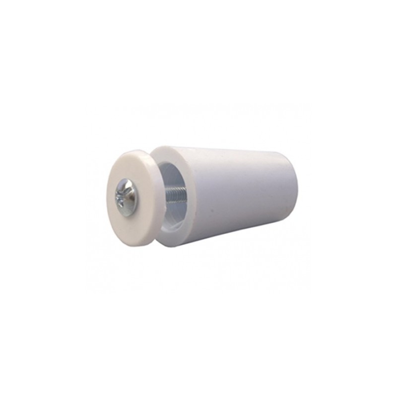 TOPE PERSIANA C/TORNILLO 40MM BLANCO