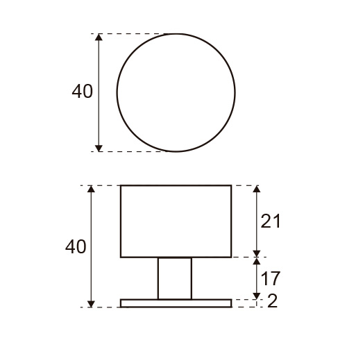 TOPE PUERTA ALTO AMORTIGUADO 3168-3 2