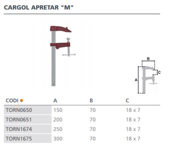 TORNILLO APRIETE MARQUETERIA M-30 01030 4