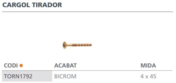 TORNILLO MULTICORTE PARA TIRADOR M-45/20-45MM 0045099 2