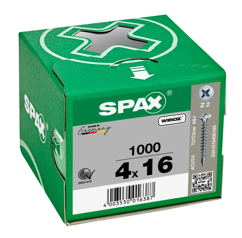 TORNILLO MADERA CABEZA GOT4 X 16 (20) CA