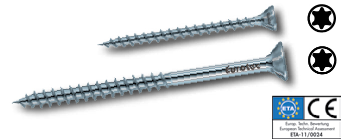 TORNILLO TORX ECOTEC TG 4.5X40 TX20 ZINC