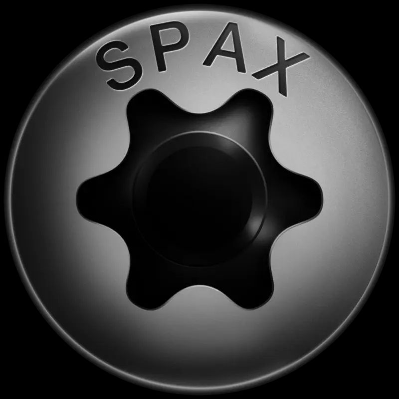 TORNILLO SPAX C/RE NEGRO 4,0X40 T20 200U 2