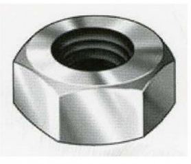 TUERCA DIN 934 C-6.8 ZINCADA    3/16