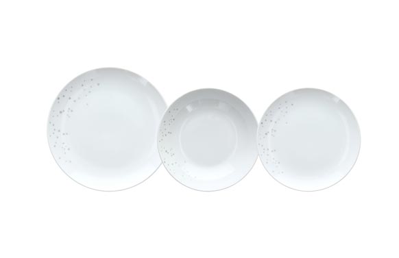 VAJILLA PORCELANA DECORADAESTRELLAS PLAT