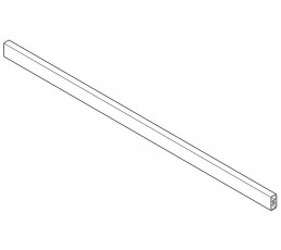 VARILLA RECTANGULAR ZRG.1046Z DELAN.GRIS