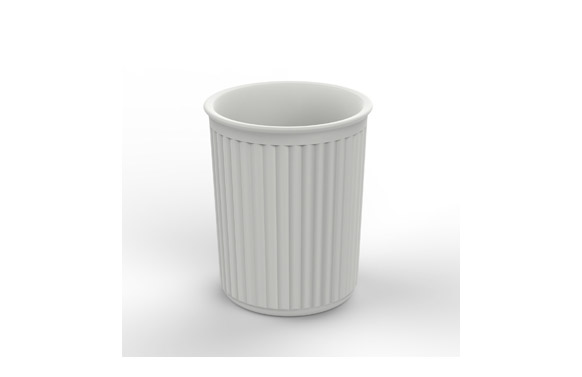 VASO PORTACEPILLO BLANCO PBAOBAB